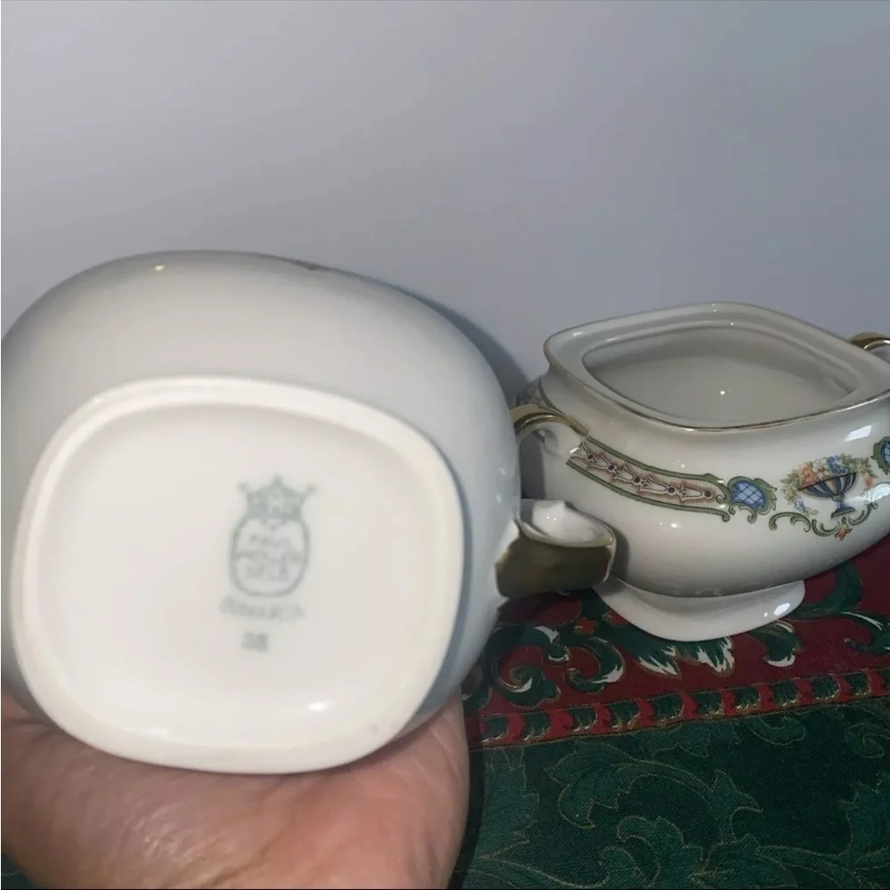 ART DECO CREAMER & SUGAR‎ BOWL/LID,  PAUL MULLER, SELB, BAVARIA, 